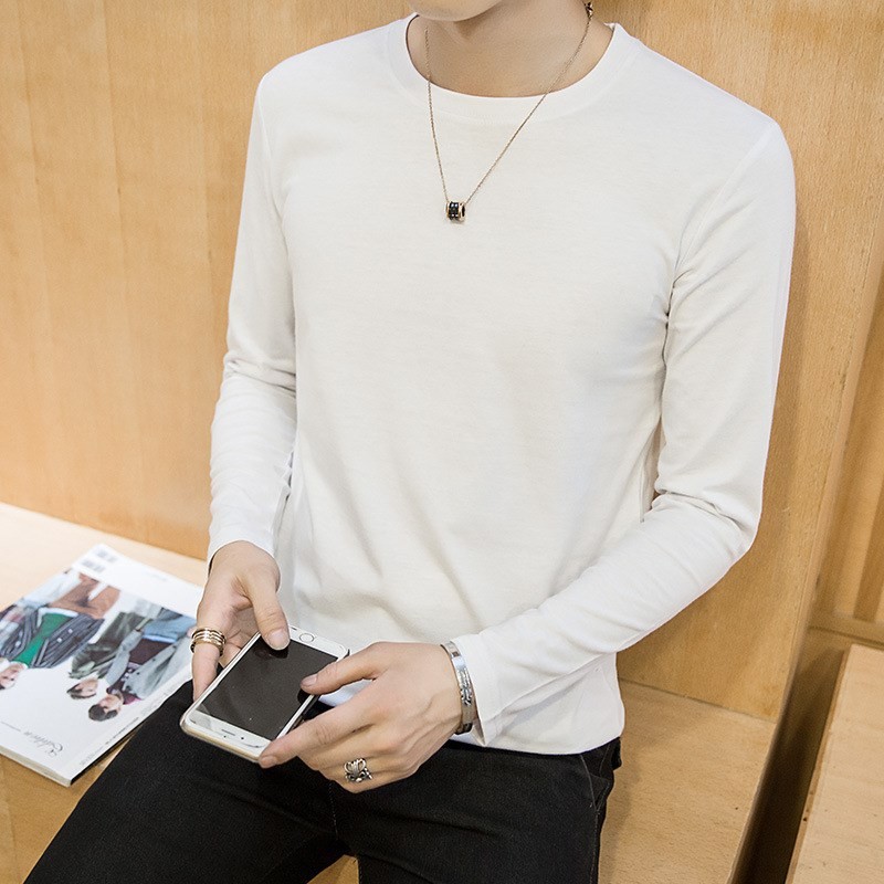 Áo thun nam dài tay cổ tròn giữ nhiệt nam chuẩn thiết kế hàn quốc, cực tôn dáng, lịch sự, trẻ trung(ACTD)