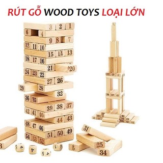 BỘ ĐỒ CHƠI RÚT GỖ WOOD TOY LOẠI LỚN