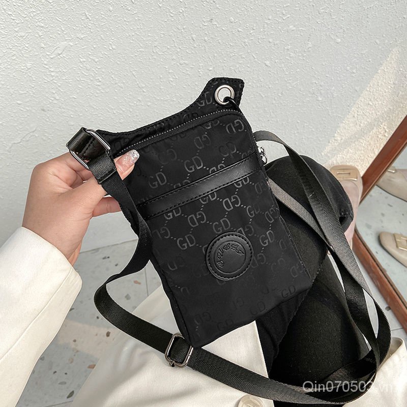 Túi Đeo Chéo Vải Oxford mini Đựng Điện Thoại Đa Năng Thời Trang Cho Nữ