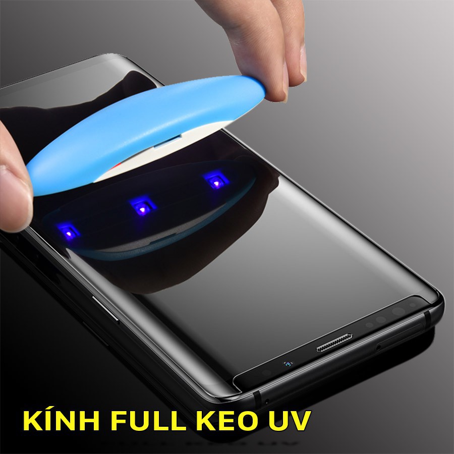 Kính cường lực full keo uv samsung note 8 s7e s8 s8 plus s9 s9 plus note 7 note 9 bản full hở loa trong