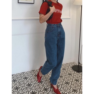 Quần baggy jeans basic