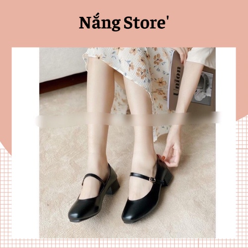 GIÀY BÚP BÊ BÍT MŨI IN CHỮ TO GÓT Vuông/Sục nữ đẹp phong cách vintage Hàn Quốc siêu hot