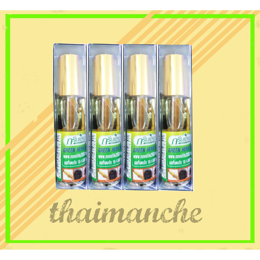 Dầu lăn sâm Thái Lan ( dầu sâm Thái Lan Chính Hãng) 8ml