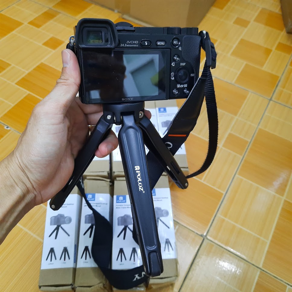 Giá đỡ tripod mini 3 chân bằng kim loại dùng cho điện thoại, máy ảnh, gimble chống rung