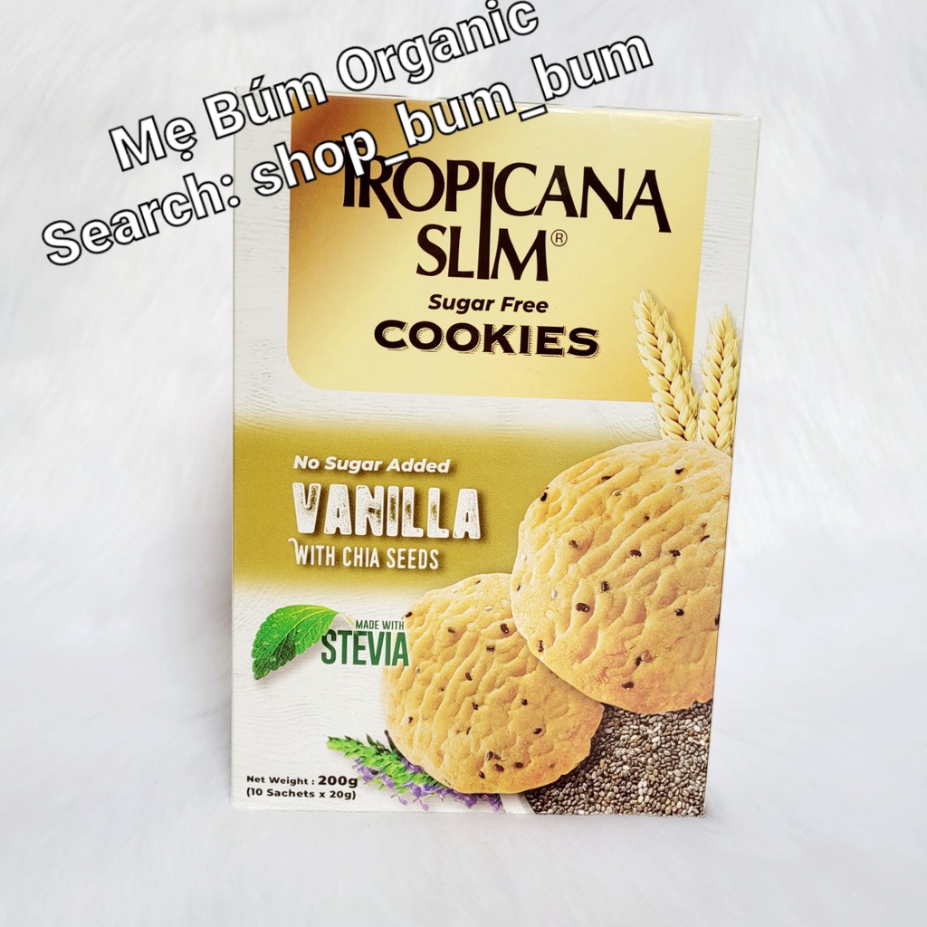 [HCM Giao Hỏa Tốc] Combo Ăn Kiêng TROPICANA SLIM thơm ngon tròn vị với bánh cookies và cafe ăn kiêng không đường