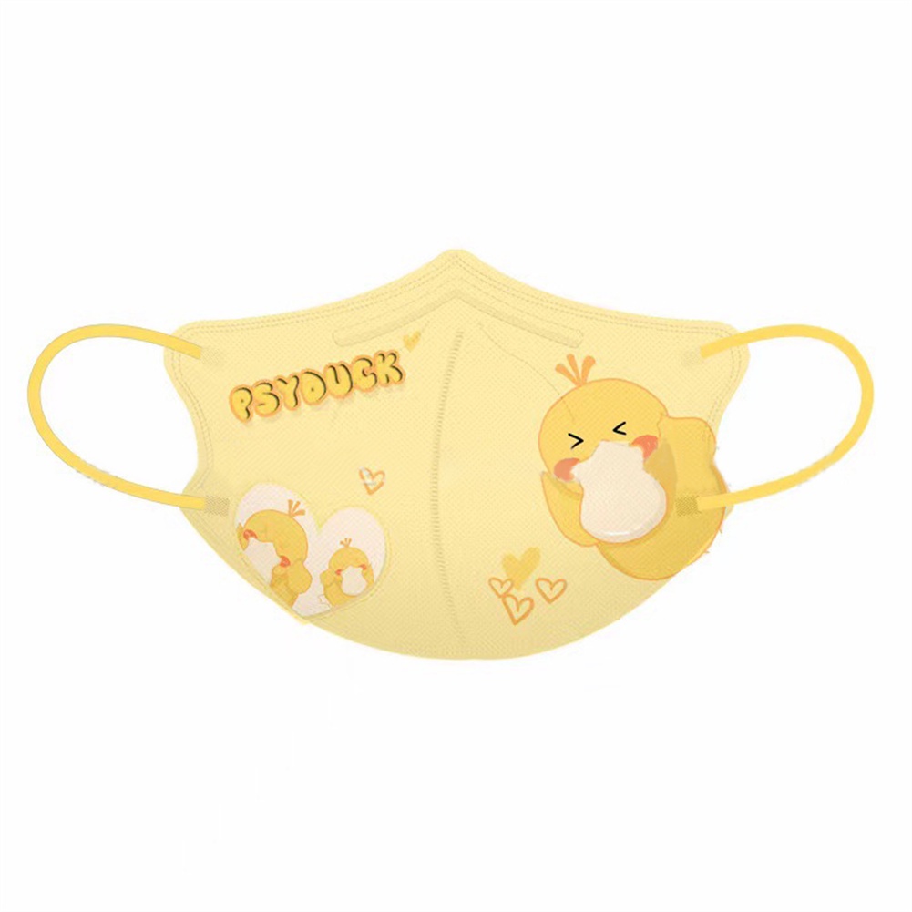 Sẵn Sàng Cổ 10 Chiếc Dùng Một Lần Bảo Vệ Mặt Nạ Chống Bụi Hoạt Hình In Hình Mặt Nạ
