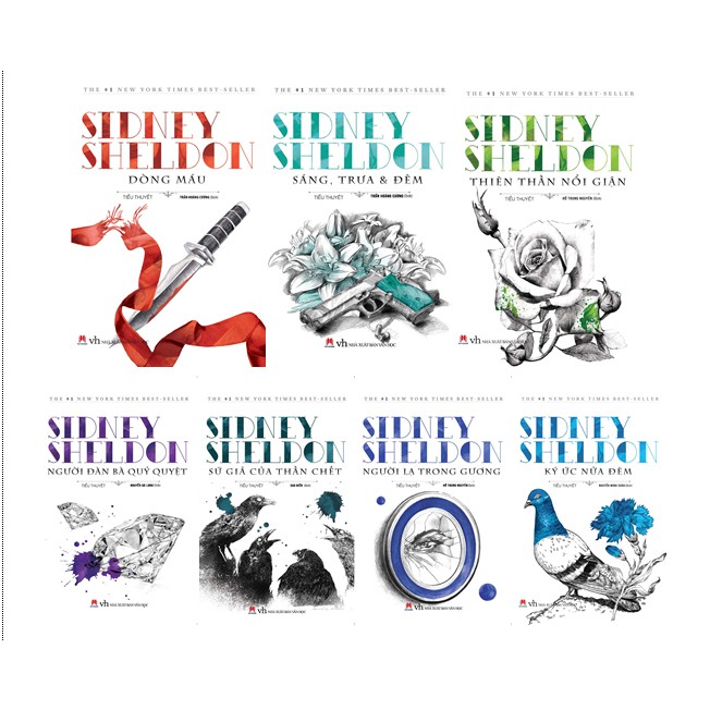 Sách_Combo 7 cuốn bán chạy nước Mỹ: Tác giả Sidney Sheldon ( Tái Bản HH)
