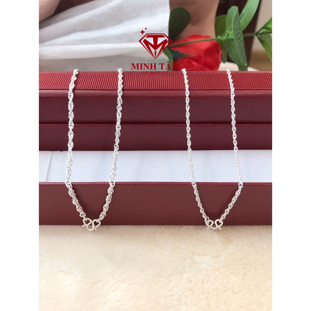 Dây chuyền bạc ta cho bé, Dây chuyền bạc cho bé bạc ta-Minh Tâm Jewelry