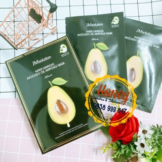 🥑💫MẶT NẠ TINH CHẤT DẦU BƠ JM SOLUTION AVOCADO OIL AMPOULE MASK 💦