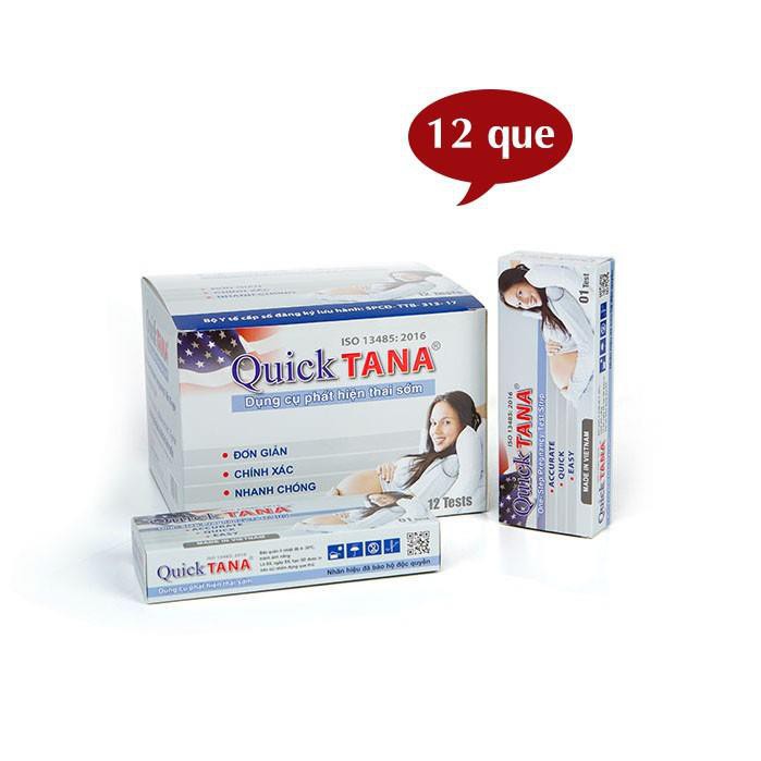 Hộp 12 que thử thai QUICKTANA