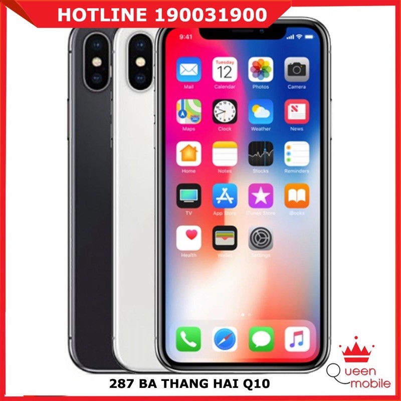 [Mã SKAMA07 giảm 8% đơn 250k]Điện Thoại iPhone X 64GB - Hàng Nhập Khẩu - Bản Quốc Tế