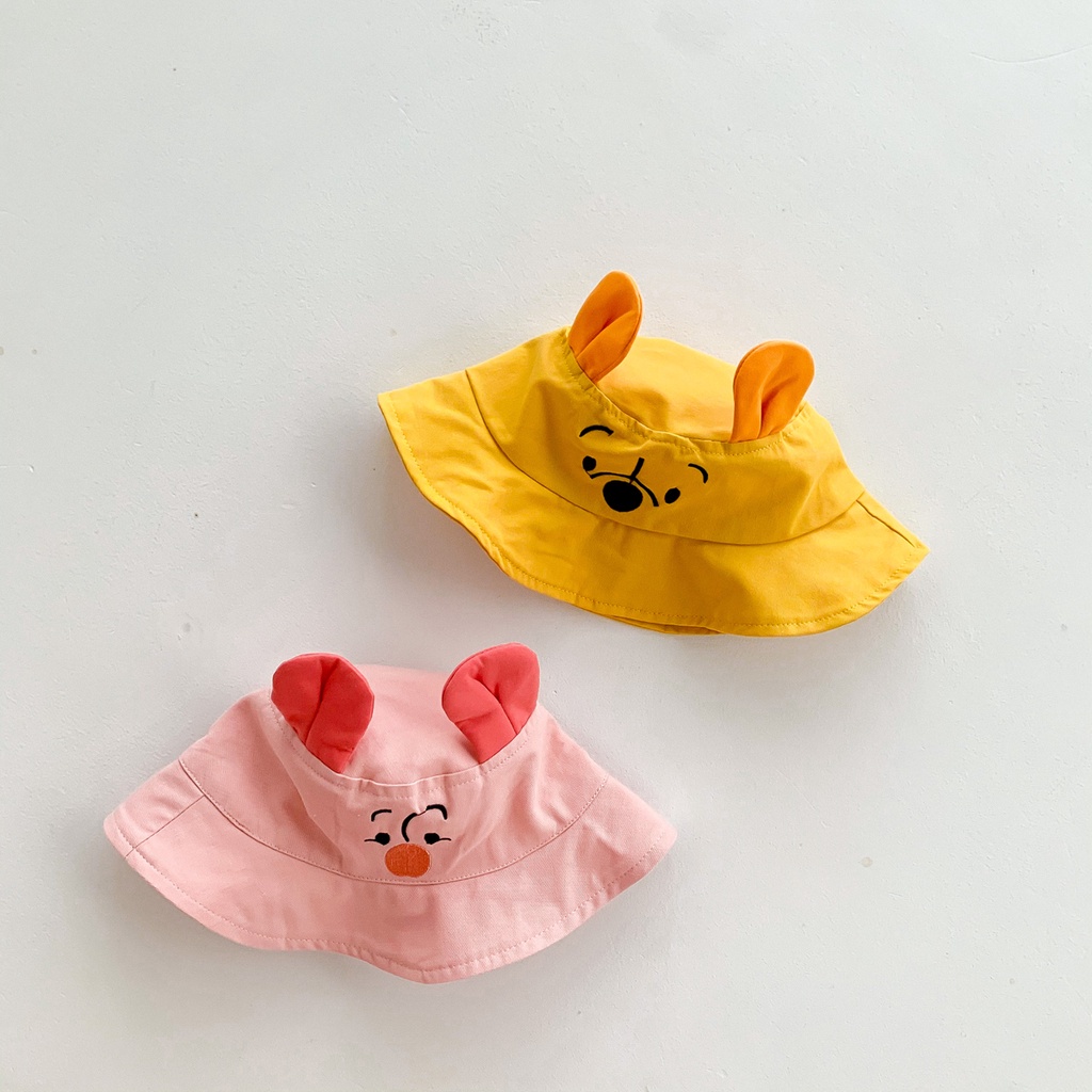 Bộ Áo Liền Quần Tay Ngắn Có Túi + Mũ Tai Thỏ Dễ Thương Cho Bé Sơ Sinh