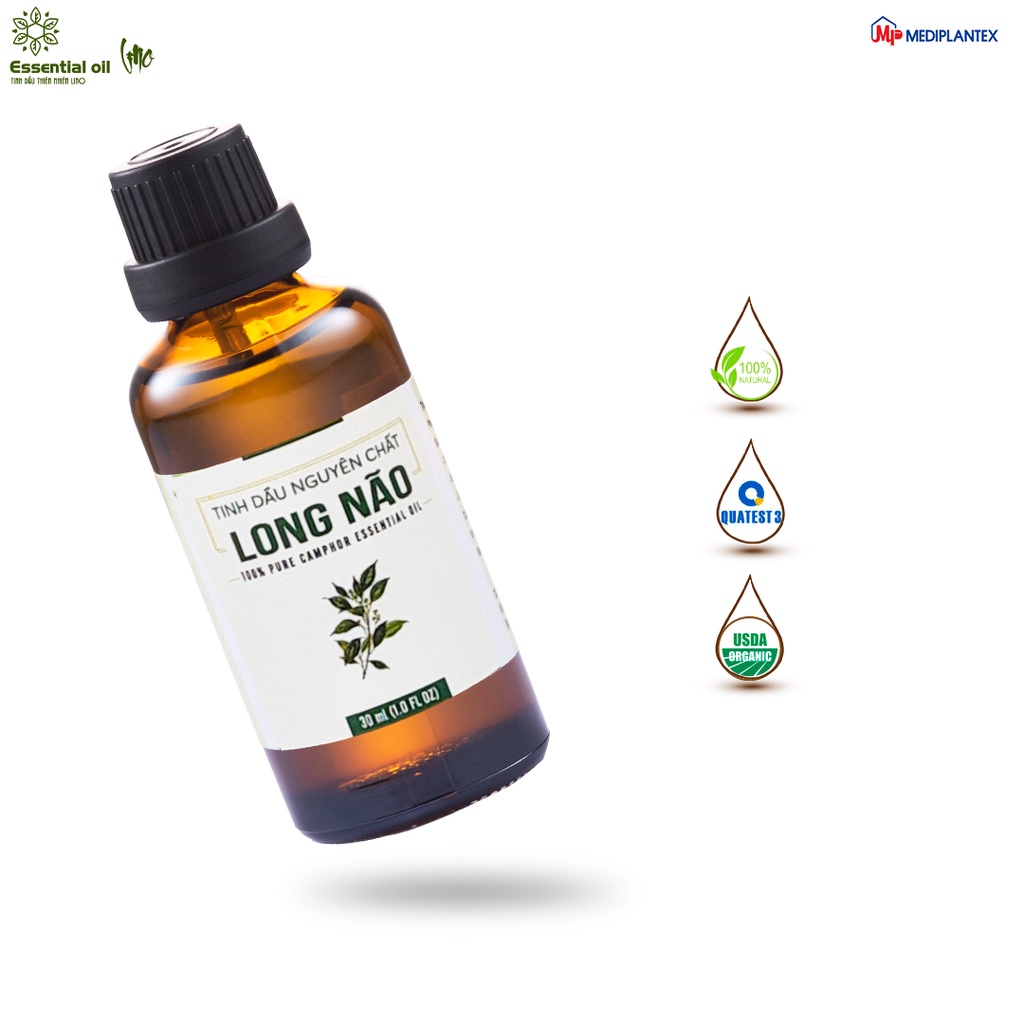 Tinh dầu long não LINO 30ml, tinh dầu thơm phòng thiên nhiên nguyên chất từ công ty dược Mediplantex