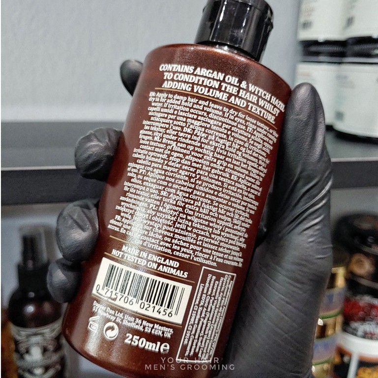 Chai dưỡng tạo độ phồng tóc Dapper Dan Grooming Tonic 250ml | Sea Salt Spray 200ml | Prestyling
