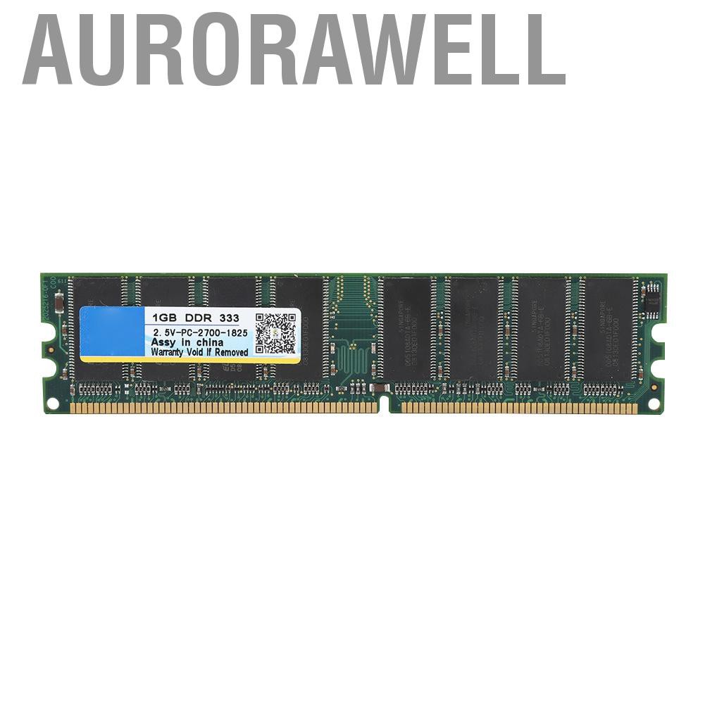 Bộ Thẻ Nhớ Bên Ngoài Aurorawell Ddr Memory - 1g 333mhz Cho Desktop Pc-2700