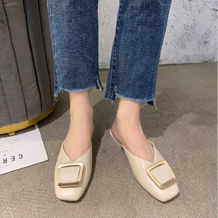 XẢ KHO - Dép sục nhựa khoá vuông cao cấp