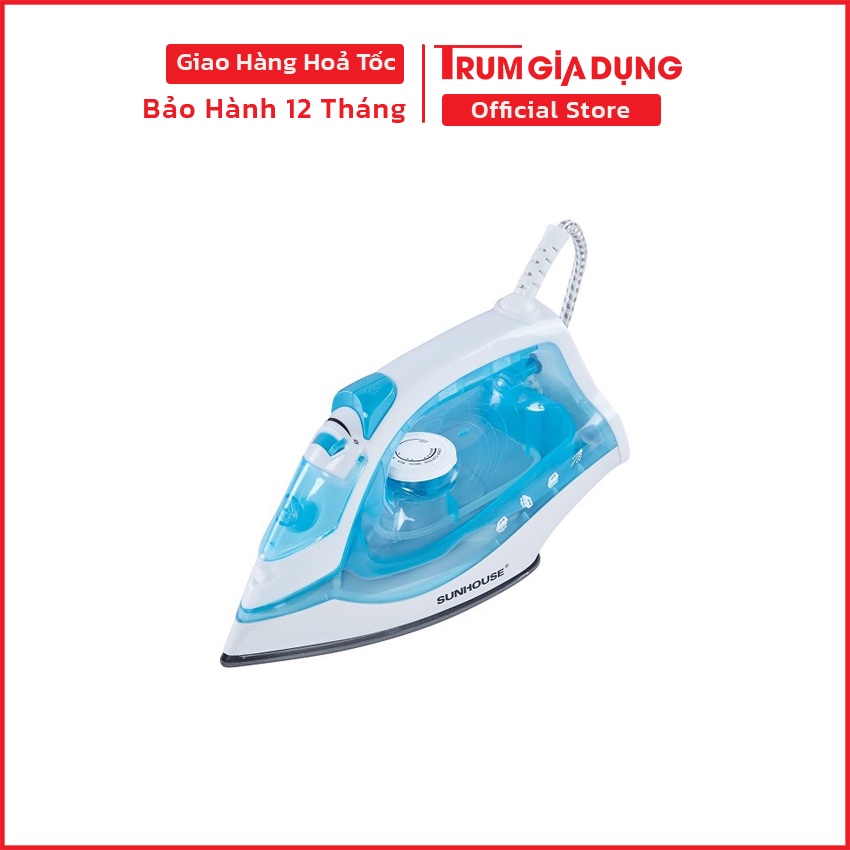 Bàn ủi hơi nước, Bàn là hơi nước Sunhouse SHD2065, công suất 1600W siêu đẹp, tiện dụng.