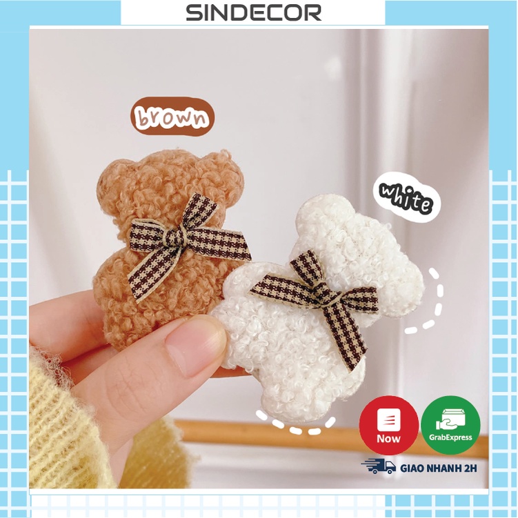 Kẹp tóc phong cách hàn quốc, kẹp tóc vintage dễ thương Sindecor