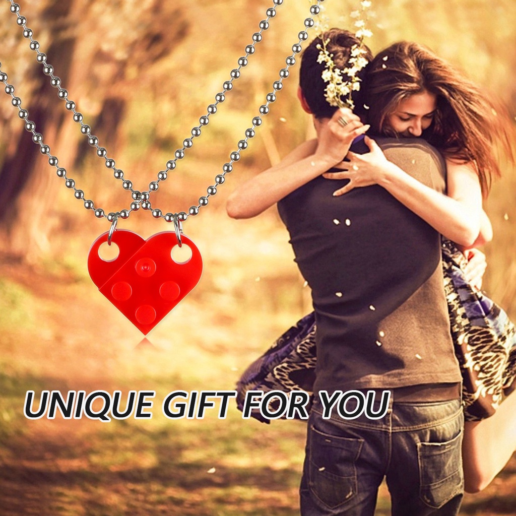 vòng cổ Tình Bạn Mặt Trái Tim Mihan1 Cho Cặp Đôi