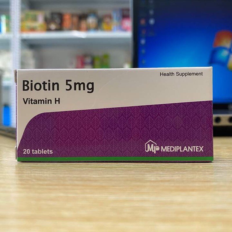 Viên uống Biotin 5mg Kích Thích Mọc Tóc