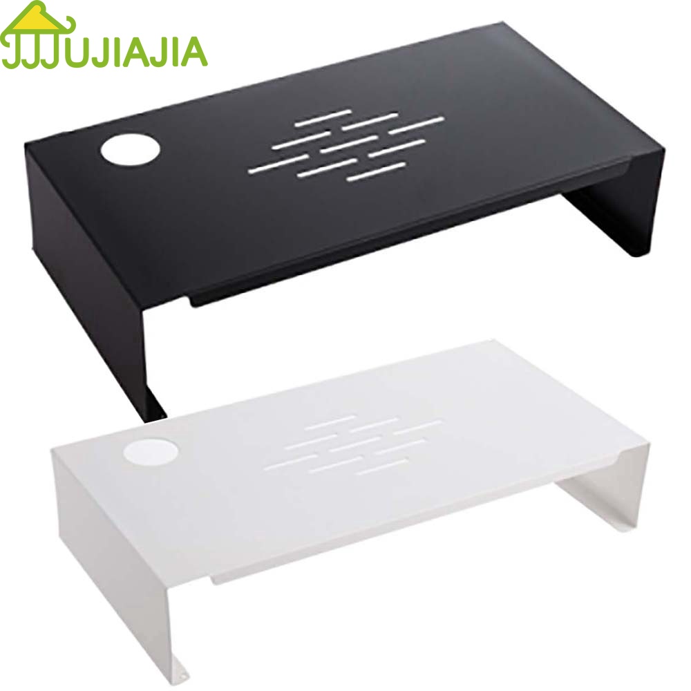 Kệ JUJIAJIA bằng sắt để đồ dùng bàn phím máy tính ngăn nắp để bàn tiện lợi