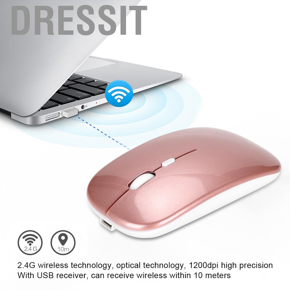 Chuột Máy Tính Không Dây Sạc Usb M80 2.4g