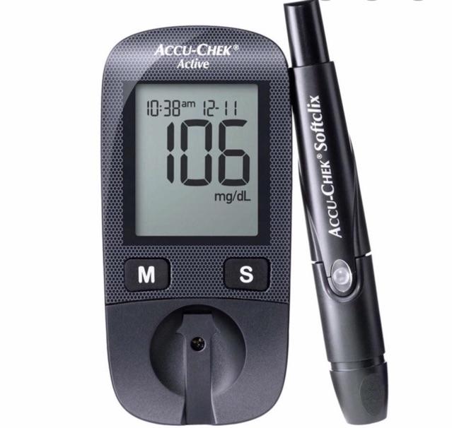 Máy đo đường huyết ACCU-CHECK ACTIVE (Hàng Công Ty 100%)