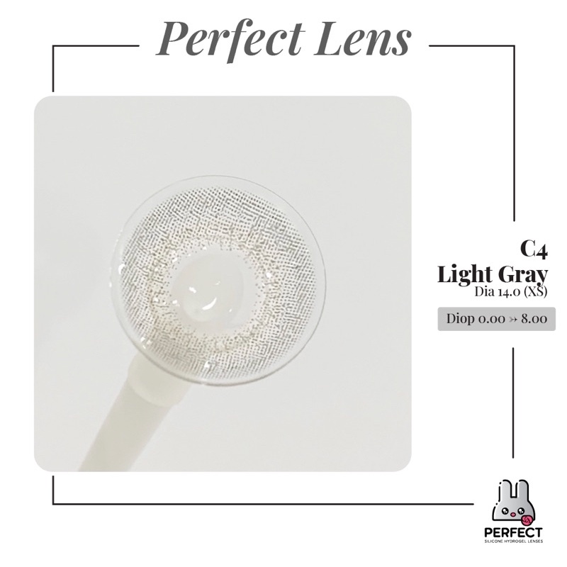 Lens C4 Light Gray - Dia 14.0 - Kính Áp Tròng