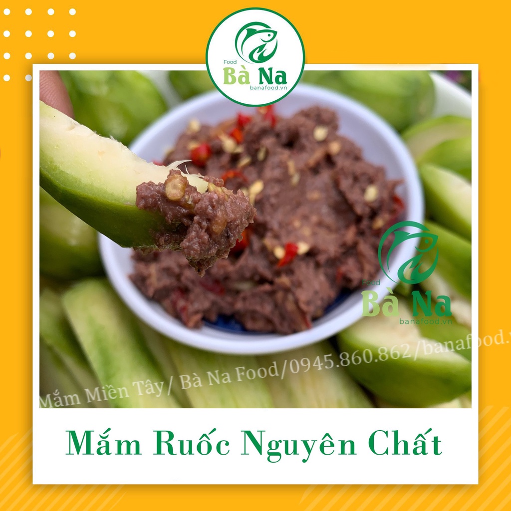 [ Sạch & Chất Lượng ] Mắm ruốc chấm xoài cóc nguyên chất
