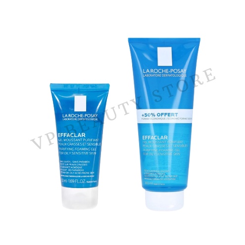 Gel Rửa Mặt tạo bọt La Roche-Posay Dành Cho Da Dầu, Nhạy Cảm