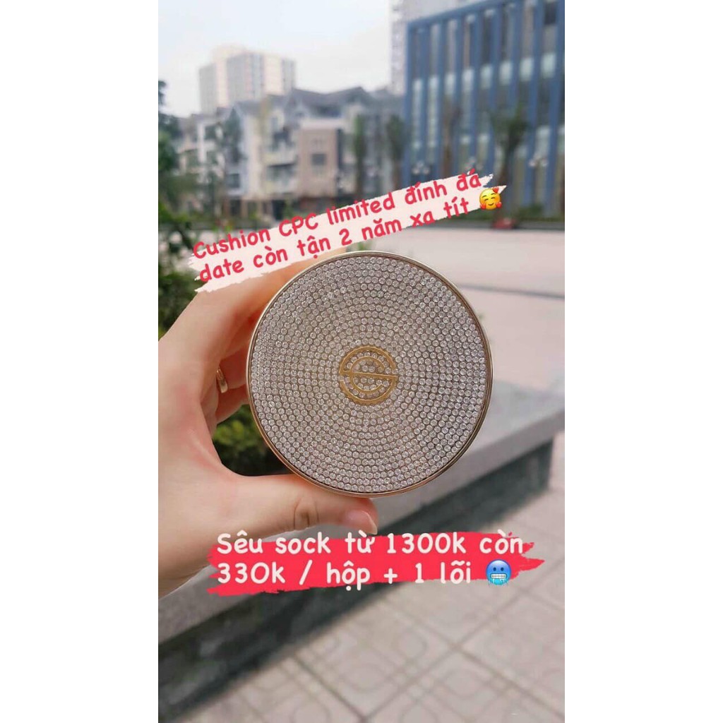 Phấn nước DPC Pink Aura Cushion Dia Limited Edition 15g SPF50/PA+++ kèm lõi date 01/2023. | BigBuy360 - bigbuy360.vn