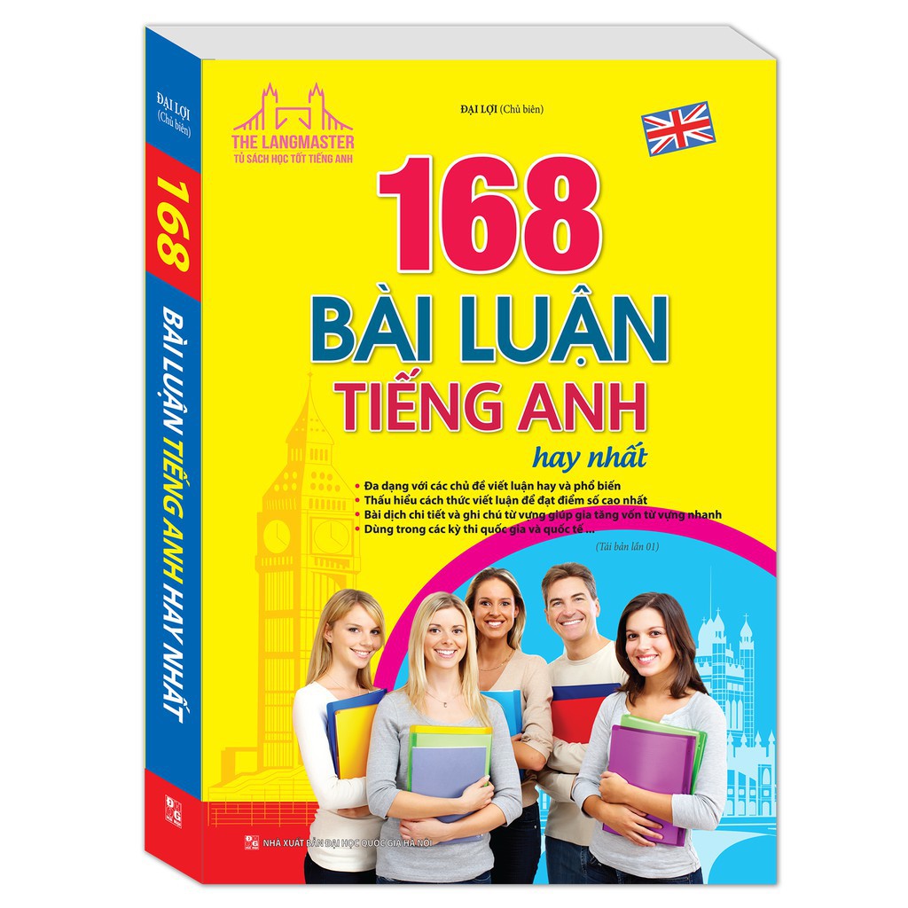 Sách - The Langmaster - 168 bài luận tiếng Anh hay nhất (tái bản 01)