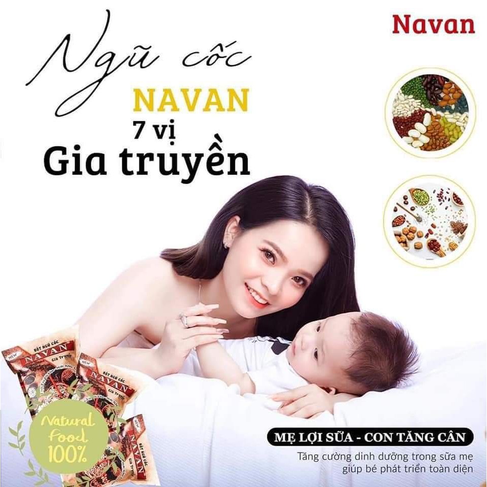 Ngũ cốc lợi sữa Navan CHÍNH HÃNG , 800g, bổ sung dinh dưỡng