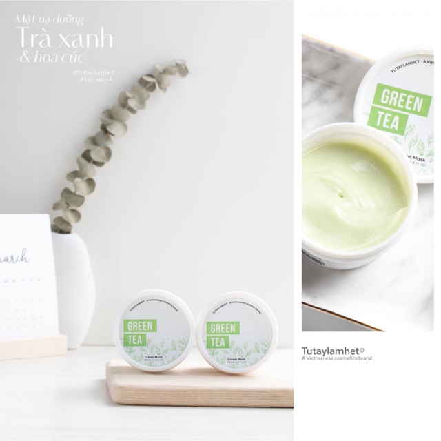 Mặt nạ trà xanh hoa cúc