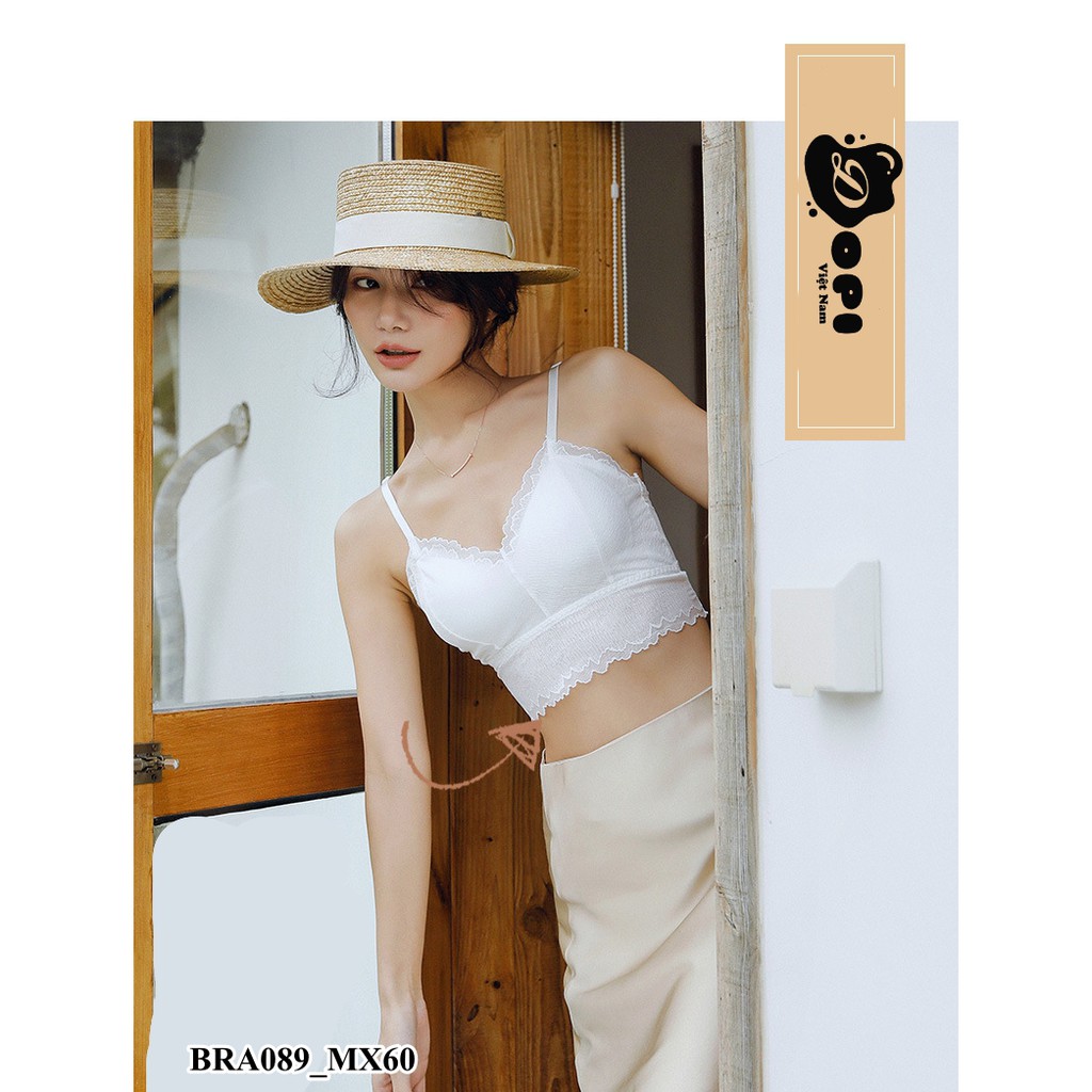 (MX60) Áo bralette áo bra lót ngực thể thao KASHALI phối ren gợi cảm