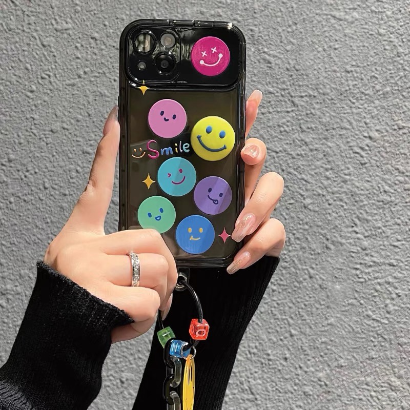 Ốp Điện Thoại Hình Mặt Cười Cho iPhone 7 8 X XS XR XS max 7Plus 8Plus 11 11 pro 11 pro max 12 12 12 pro 12 pro max Hoạt Hình