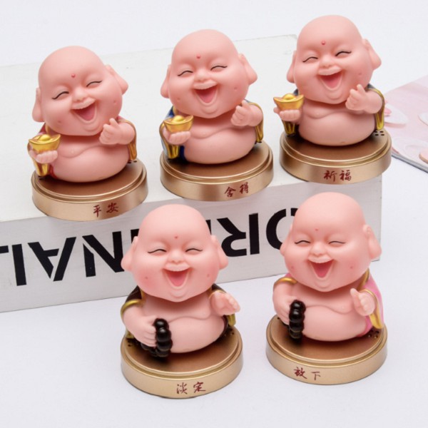 TƯỢNG PHẬT DI LẶC LẮC ĐẦU TRANG TRÍ XE (*Ô TÔ,tủ ,bàn làm việc)