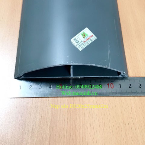 Nẹp sàn bán nguyệt màu xám
