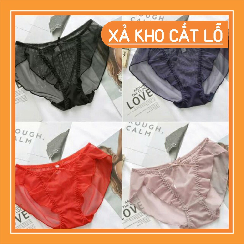 Sỉ Quần Lót Nữ Xuyên Thấu Sexy Gợi Cảm Quần Lót Bánh Bèo - Quần Lót Cao Cấp Rẻ Nhất Thị Trường