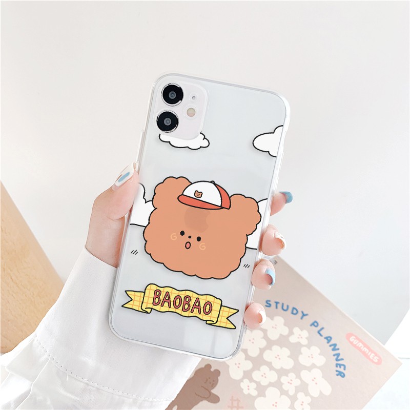 Ốp lưng iphone Jenny & Baobao viền trong chống ố 5/5s/6/6plus/6s/6splus/7/7plus/8/8plus/x/xs/11/12/pro/max/plus/promax | BigBuy360 - bigbuy360.vn
