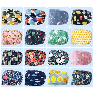 Mũ Y Tá Vải Cotton Co Giãn In Họa Tiết Dễ Thương