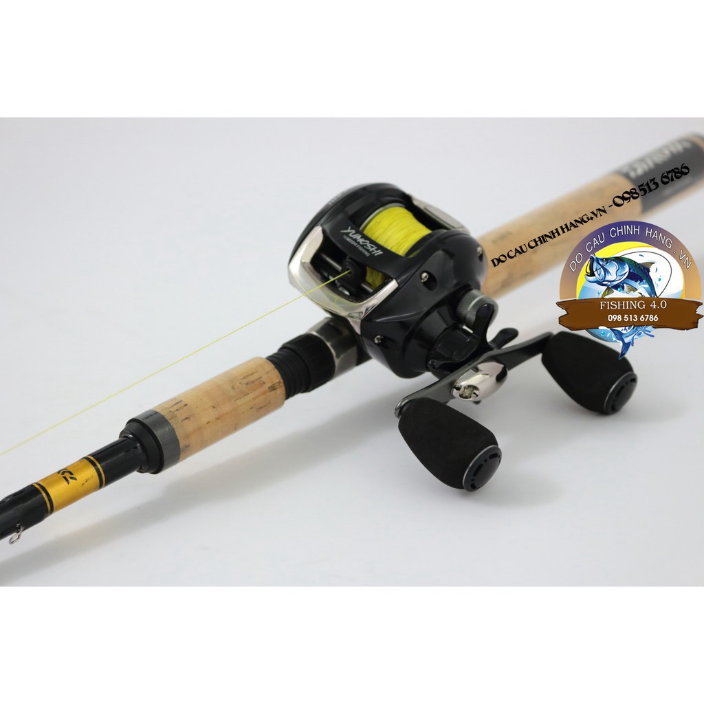 COMBO TRỌN BỘ CẦN CÂU LURE MÁY NGANG - CẦN DAIWA CHÍNH HÃNG VÀ MÁY NGANG LV201 - GIÁ CỰC RẺ CHẤT LƯỢNG CỰC TỐT chất lượn