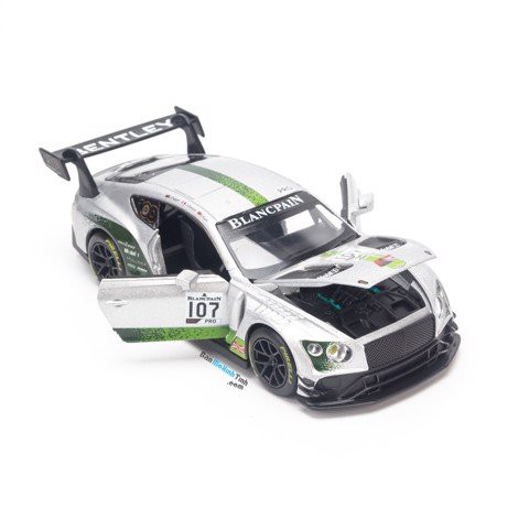 Mô hình xe Bentley Continental GT3, Bentayga, Mulsanne 1:32