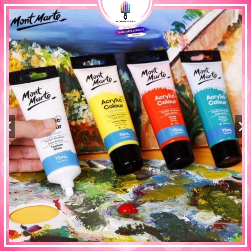 Màu Acrylic Mont Marte 75ml  hàng chính hãng loại 1