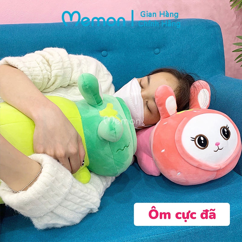 Gấu Bông Thỏ Hoa Quả Nằm Cao Cấp Memon