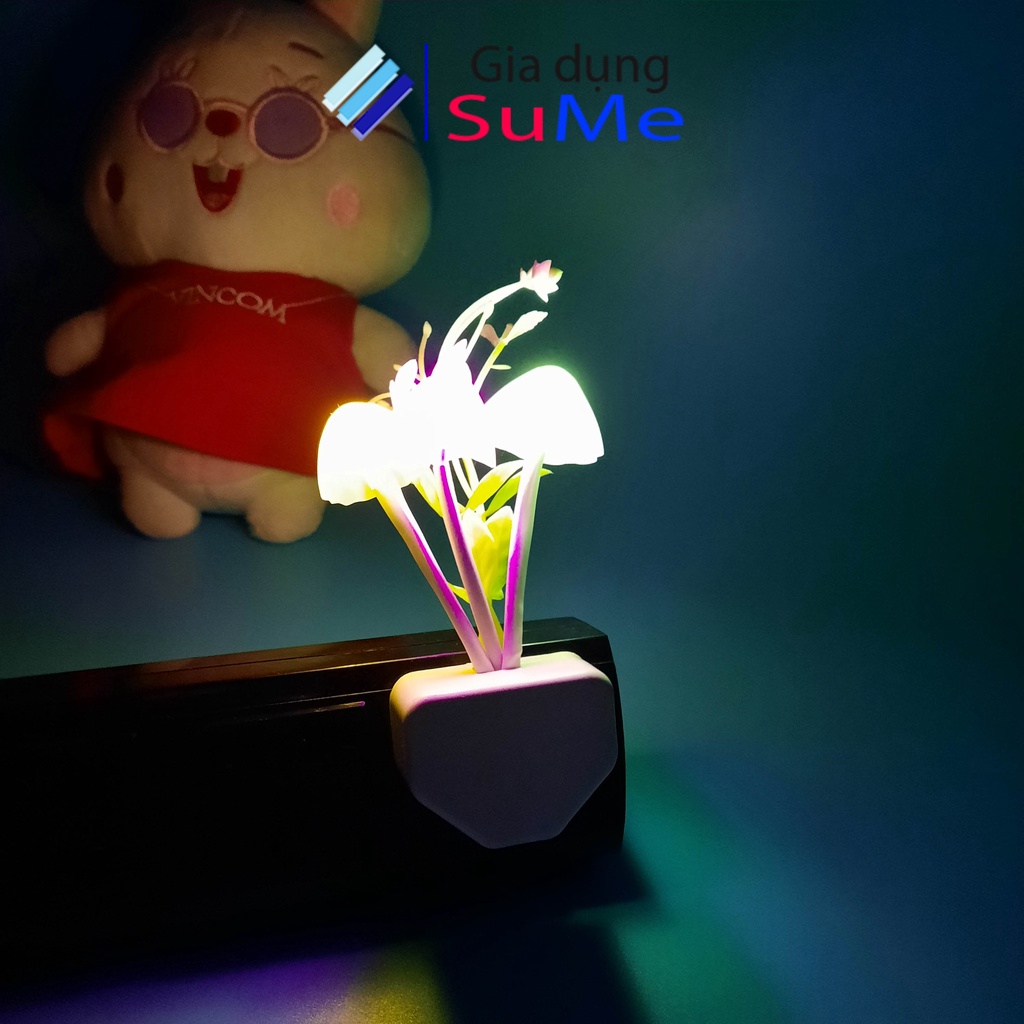 Đèn ngủ cảm ứng, cảm biến ánh sáng hình nấm