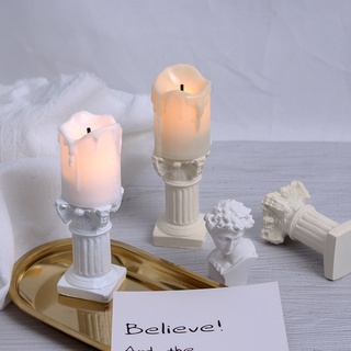 ĐẦU TƯỢNG NHỰA Thạch cao phụ kiện trang trí chụp ảnh. Mô hình cột trụ la mã. Tượng nhựa thạch cao nghệ thuật