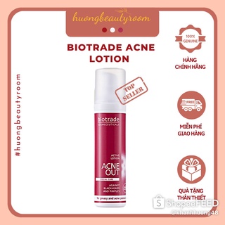 Dung dịch giảm mụn kiềm dầu, gom cồi khô mụn đầu đen, mụn trứng cá Biotrade Lotion 10ml