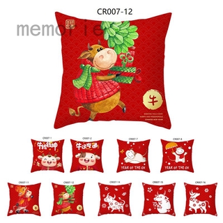 Vỏ Gối In Chữ Chúc Mừng Năm Mới