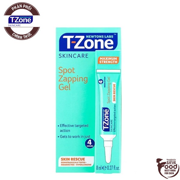 Gel Hỗ Trợ Giảm Mụn Chiết Xuất Tràm Trà Newtons Labs T-Zone Spot Zapping Gel 8ml | BigBuy360 - bigbuy360.vn